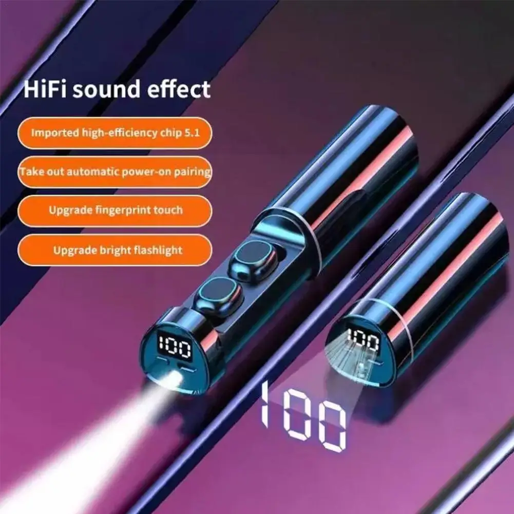 N21 Tws Oortelefoon Touch Control Hifi Draadloze Bluetooth Compatibele Sport Hoofdtelefoon Met Microfoon Oordopjes Voor Xiaomi Huawei Etc