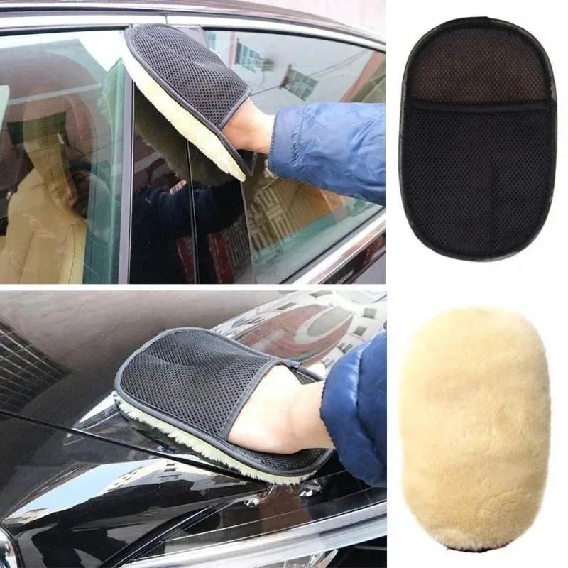 1/2/3/4/5/6Pcs Multi-Use Cleaning Mitt - Microfiber Car Wash Glove Scratch-Free Sponge For Car Detailing Home & Kitchen Cleaning