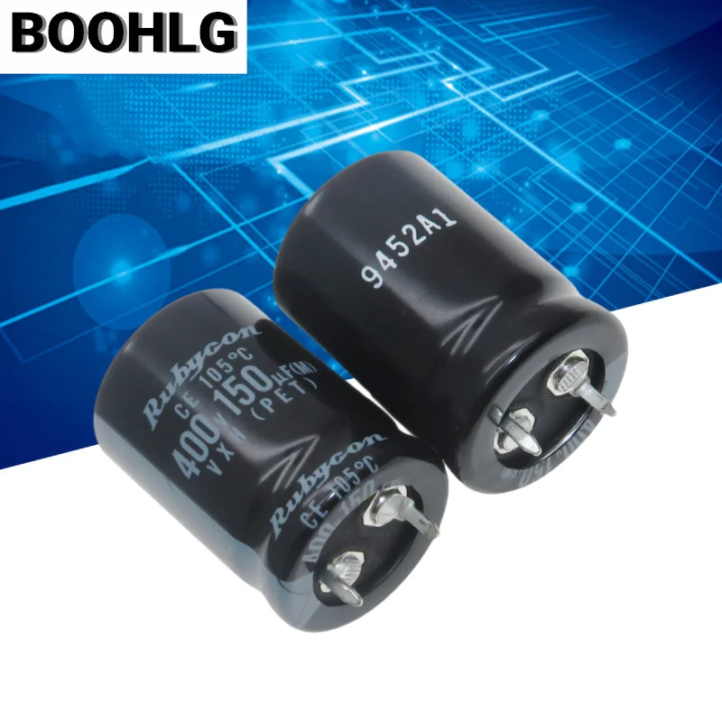 2 uds condensador RUBYCON 400V 150UF 150UF 400V 22X35 USR 85 grados