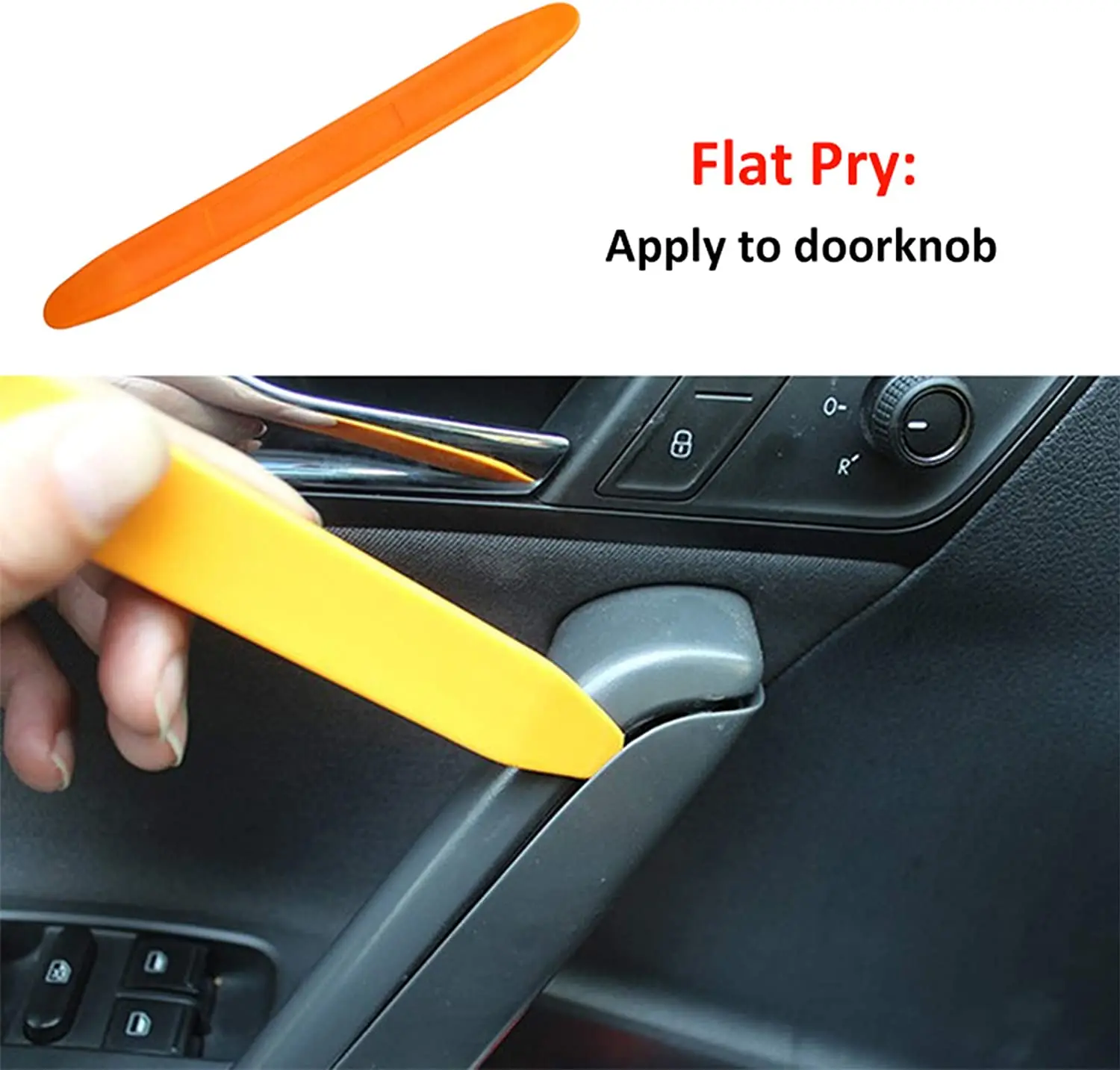 1/4Pcs Car Audio Disassembly Tool Plastic Pry Bar Door Panel Disassembly Pry Panel Interior Clip Rocker Crowbar