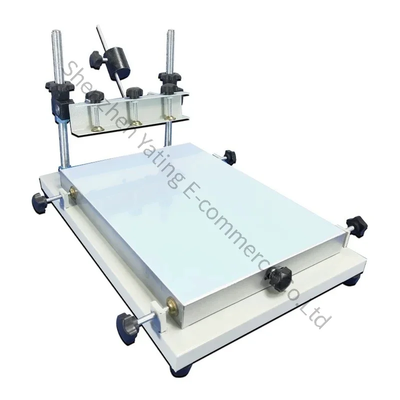 Handprint Table Screen Printing Machine Screen Printing SMT Placement Machine Precision Parts Aluminum Casting Worker