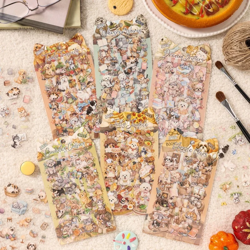 30pack-lot-kawaii-dog-stickers-cute-scrapbooking-diy-diary-decorative-stationery-sticker-album-stick-label