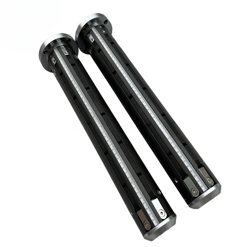 Aluminum body lightweight expandable air shaft with rubber strip