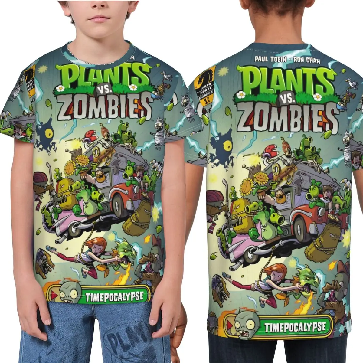 HOT Game P-Plants Vs. Zombies 3D Print Video Games Soft Comfy T Shirt Summer keyword1 Y2K Casual T Shirts For Boy Girl Tee Cheap