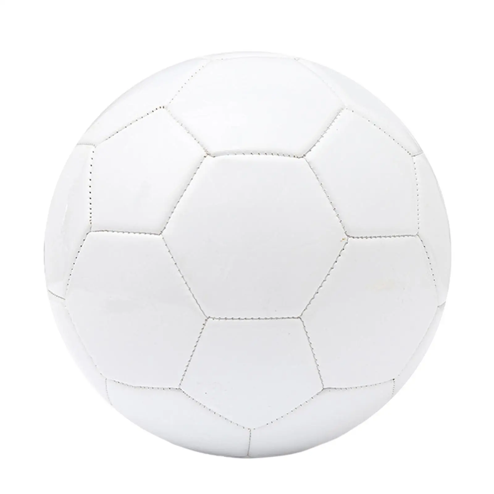 Balón de fútbol blanco tamaño 5 pelota de entrenamiento de fútbol pelota deportiva para niños pelota de tamaño oficial al aire libre cosida