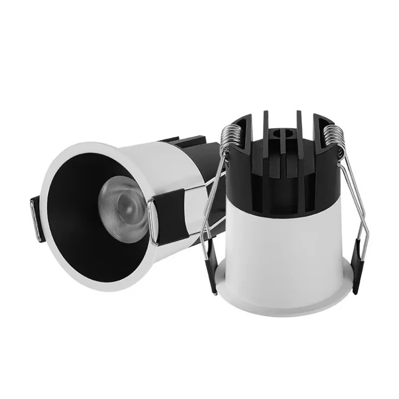 Mini Anti-glare LED COB Spotlight 3W 5W 7W 10W 12W 15W Dimmable LED Downlight 18W 20W Die Casting Aluminum Indoor Home Hotel