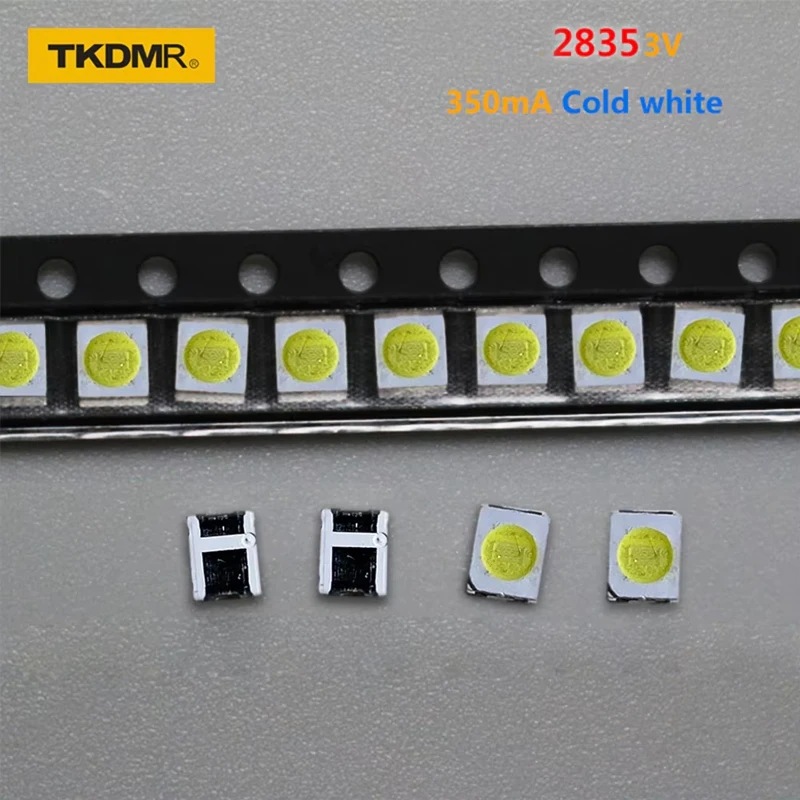 

TKDMR 100pcs LED Backlight High Power 1W 2835 3V Cool white 100-110LM For LED LCD Backlight TV Application LCD TV Backlight