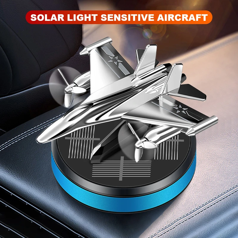 Luxury Aluminum Alloy Rotating Helicopter Car Ornament Creative Aircraft Home Gift Decoration For Gifts