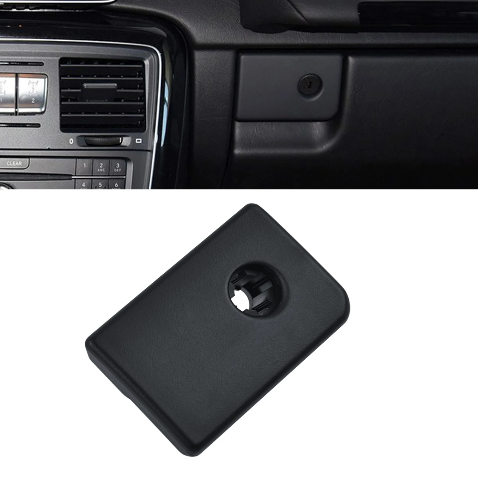 

Glove Box Lock Latch Handle Cover For Mercedes G Class W463 2004-2018 Black Plastic Interior Replacement Part 4636804991