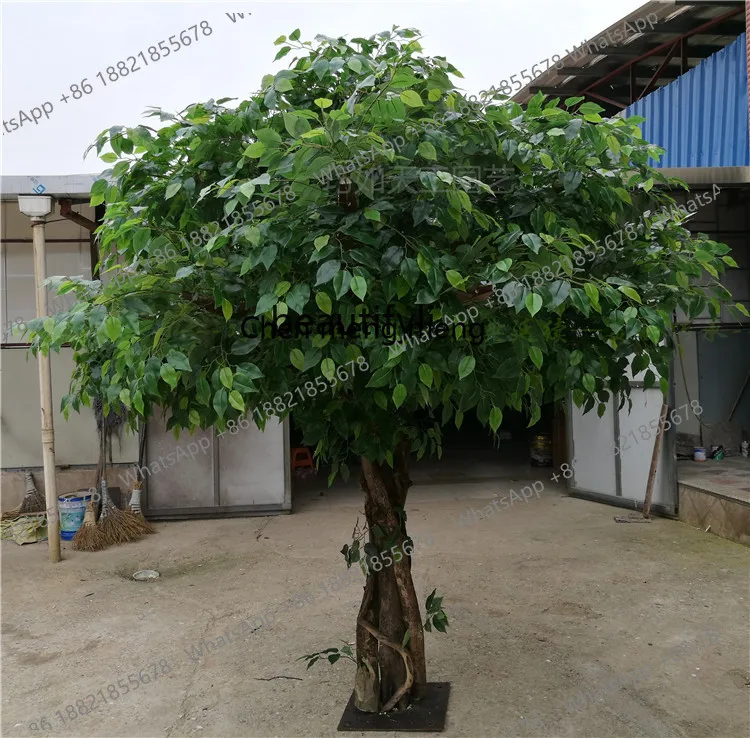 Simulation banyan tree fake  peach blossom tree red maple tree large-scale event site decoration