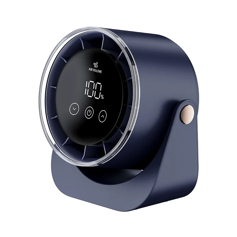 USB Rechargeable Mini Desk Fan Silent Office Home Hanging Wall Standing Long Battery Life