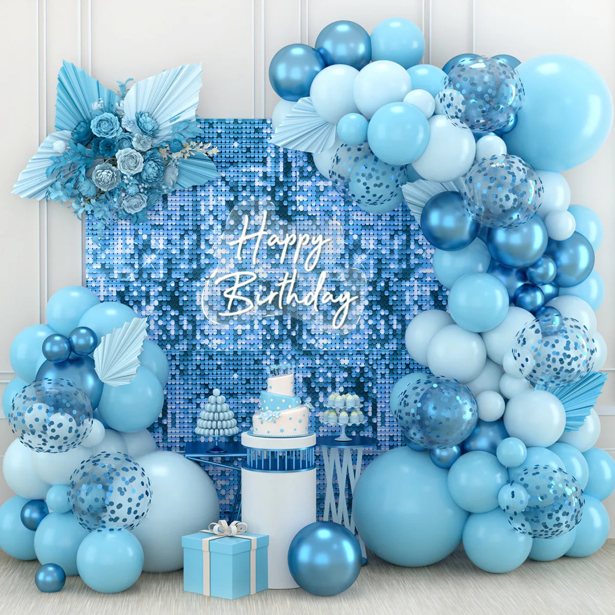 

Maca Blue Balloon Garland Arch Kit Birthday Party Decoration Birthday Wedding Balloon Latex Balloon Baby Shower Party Supplies