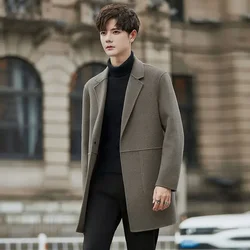 New In Trend 2025 Man Coat Original Brands Trendy Harajuku Casual Wool & Blends Jacket for Men Stylish Clothing Fashion Vintage