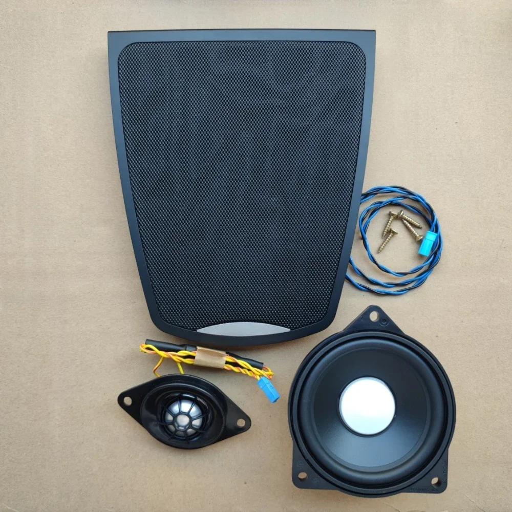 NONE Für BMW F10 F11 5er Autohupe Lautsprecherabdeckung Leistungsverstärker Hochtöner Mitteltöner Subwoofer-Lautsprecher 6