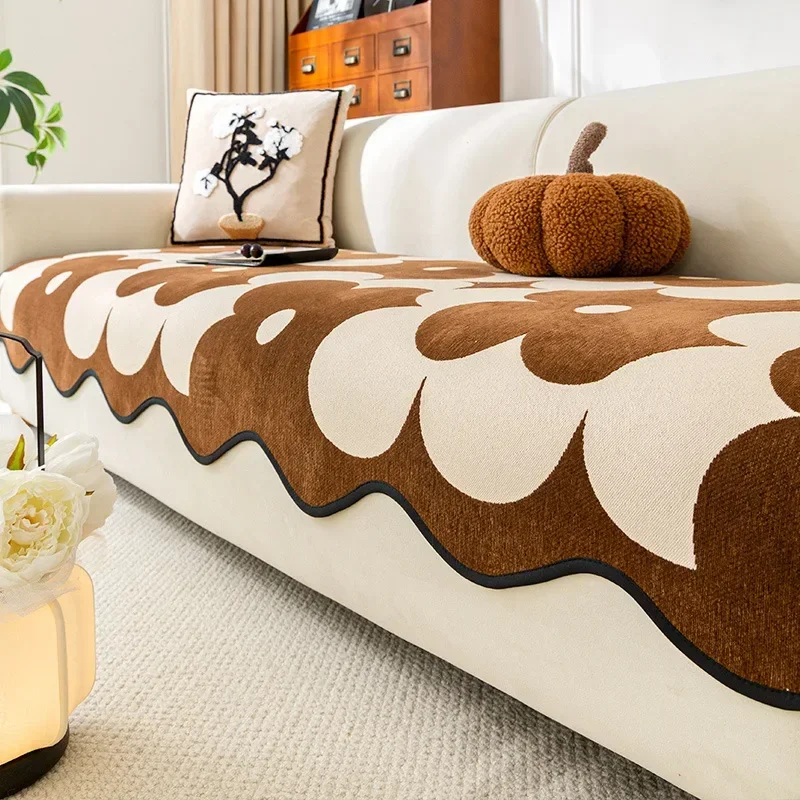 2026 New Chenille Special-shaped Sofa Cushion Four Season Universal Dustproof Sofa Classical High-end Non-slip Sofa Cover Cloth