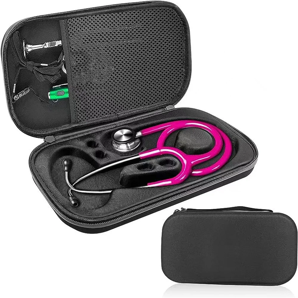 Stethoscope Case Stethoscope Nurse Accessories With Double Zipper Design Handle Hand Sanitizer Mesh Pocket Storage Bag