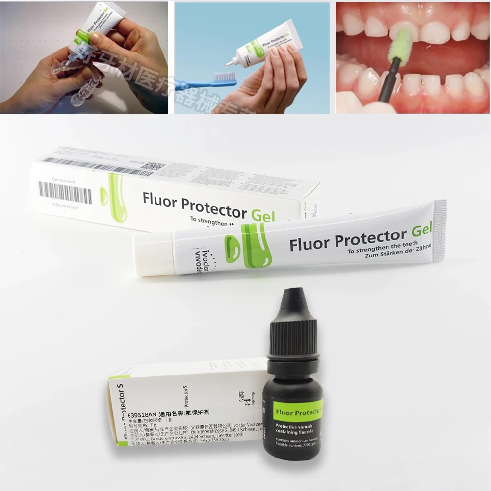 

Professional Fluoride Varnish Ivoclar Vivadent Dental Clinic Caries Prevention Acid Resistance Oral Teeth Fluor Protector Gel