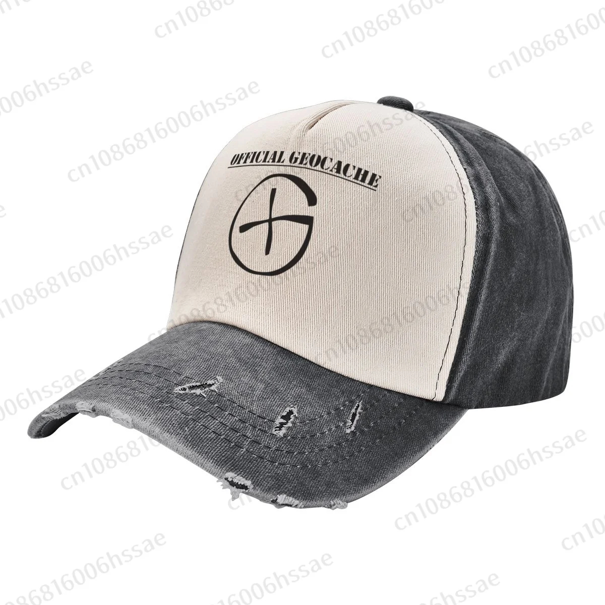 Geocache Sticker Cowboy Hat Women Men Classic Baseball Cap Sport Adjustable Golf Hats