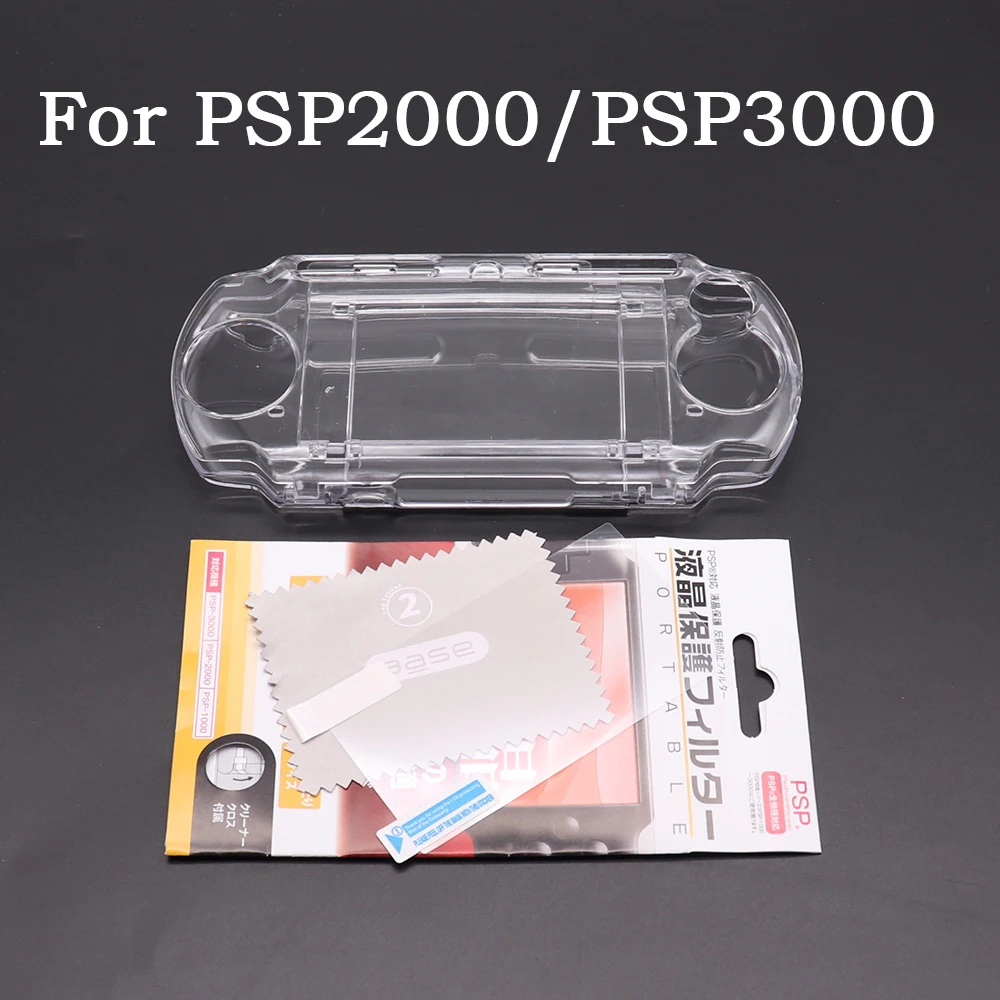 Plastic Clear Crystal Shell Skin Case Cover Voor Nieuwe 2DS 3DS XL LL NDSL Voor DSi NDSi XL LL Scherm Beschermende film