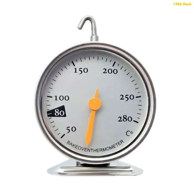 U1JB Heavy Duty Steel Baking Thermometers with Large Scale Display for Kitchen Safety