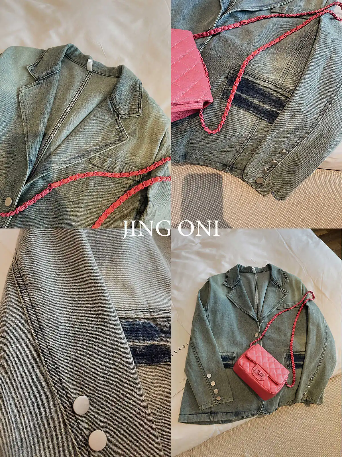Retro Denim Suit Jacket For Women In Autumn And Winter 2025, New Washed And Worn Loose Korean Casual Jacket