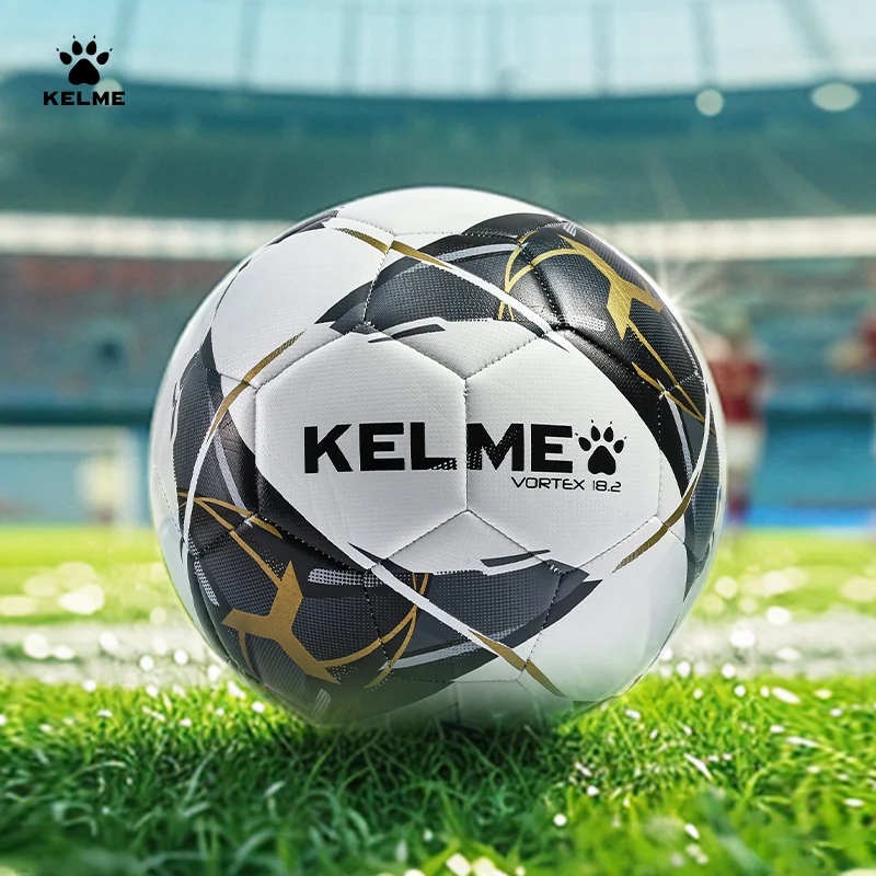 KELME Professional Football Soccer Ball TPU Size 4 Size 5 Red Black Goal Team Match Training Balls Machine Sewing Futbol Voetbal