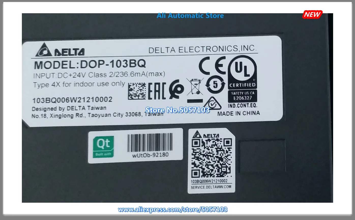 DOP-B03E211 DOP-B03S211 DOP-B03S210 Updated To DOP-103BQ HMI 4.3 Inch New In Box