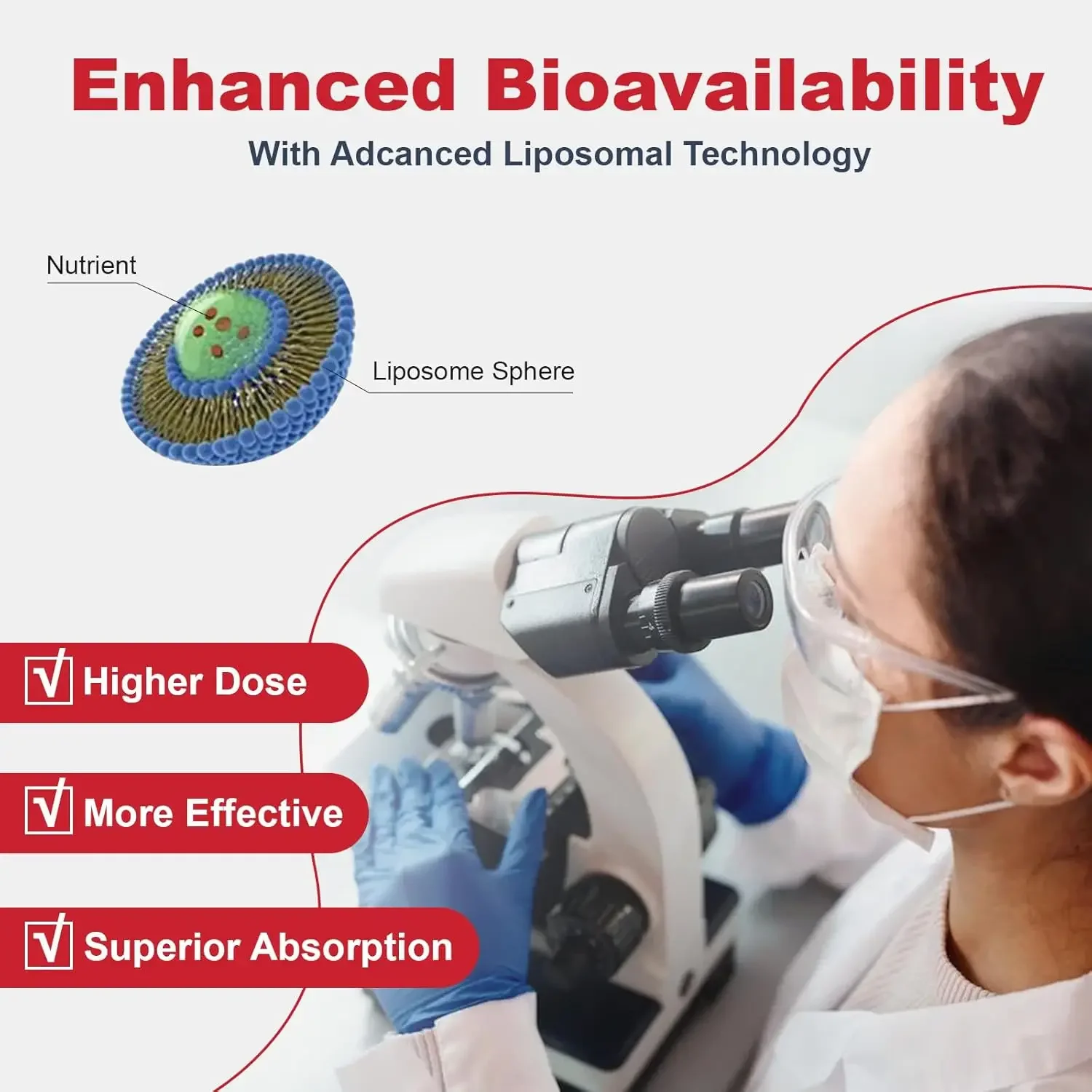 مكمل مناعي متطور لليبوسوم يحتوي على مستهلكات L-lysine والفيتامينات والمعادن والمستخلصات العشبية #2