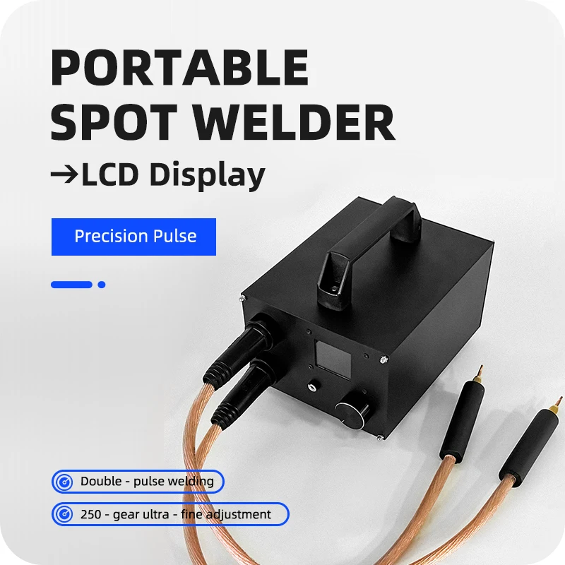 

Portable Pro-Grade Precision Spot Welder DIY 18650 Lithium Battery Energy Storage with LCD Display Multi - Gear Fine Adjustment