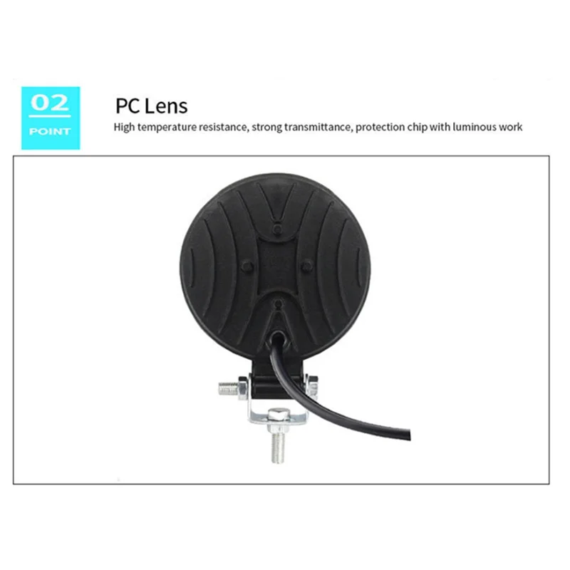 

Universal For Car 3.4 Inch Round LED Light 42W Auxiliary Lamp Head Lamp Spot Light 2Pcs For Motorbike Truck Off-Road-A65M