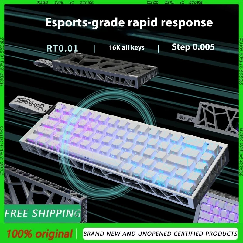 

ZORNHER 68 Полая клавиатура с магнитной осью pro Готовая SOCD FPS Специальная компьютерная клавиатура с нефритовой осью для офиса и игр