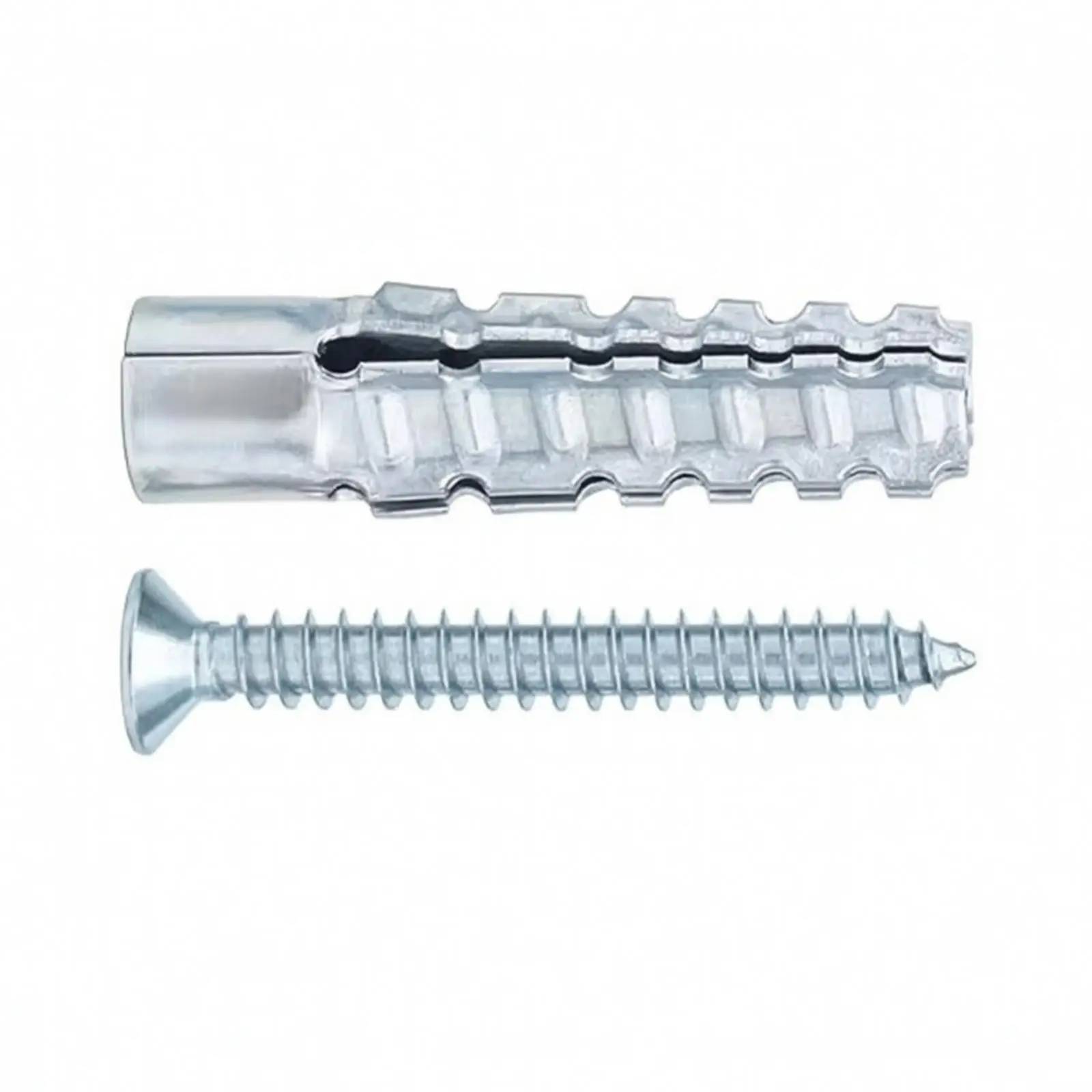 Firm Grip Galvanized Expansion Anchor Screw for Concrete Brick Installation of Cabinets and Household Fixtures