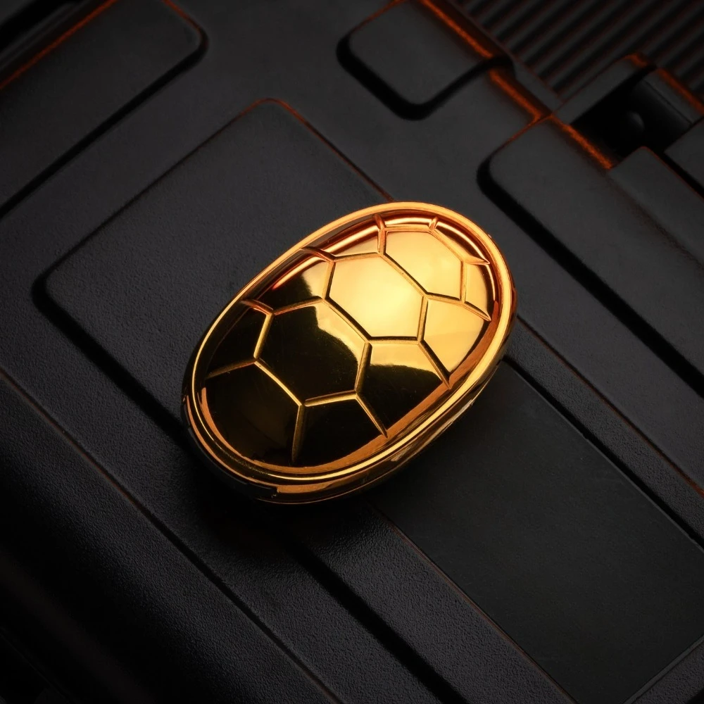DLEDC Black Tortoise Auspicious Fortune Dual-Track Zirconium Alloy Mechanical Fingertip Push Card Desktop Decompression Toy