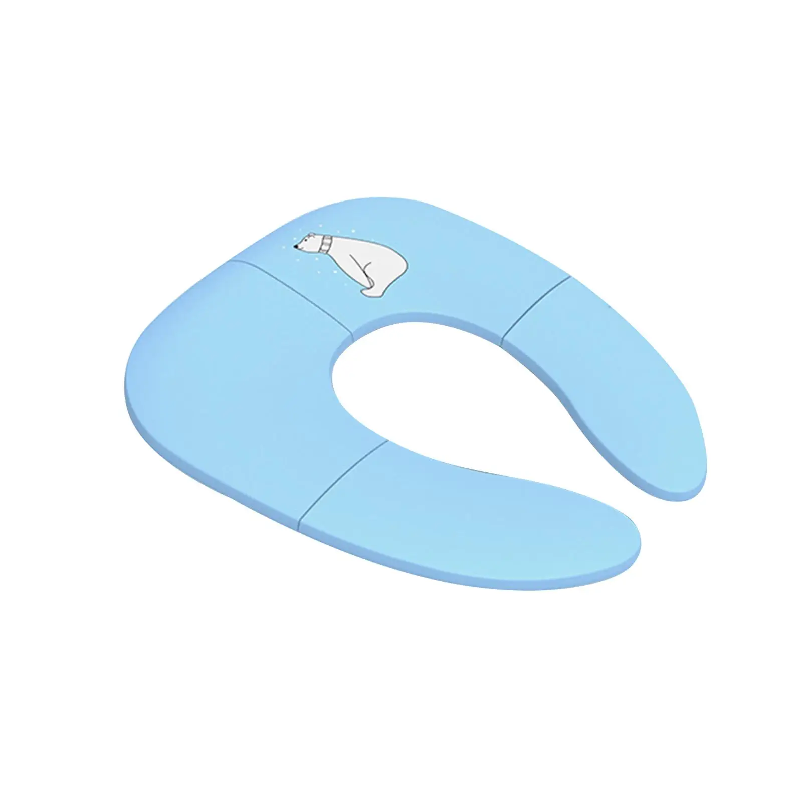 Toilet Ring Potty Ring Toilet pad for Travel Round and Oval Toilets Adults Child