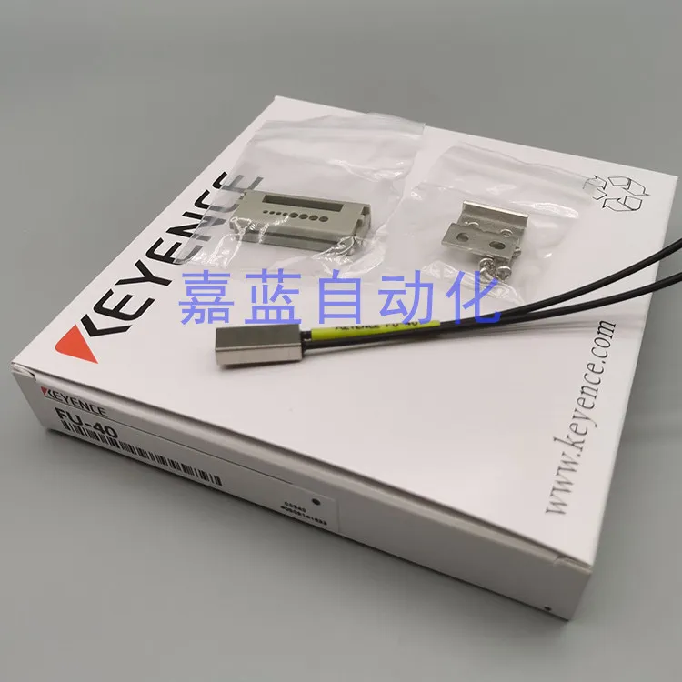 KEYENCE FU-40 Fiber Optic Sensor with Auto Focus Long Distance Transparent Object Detection Industrial Measurement Tool