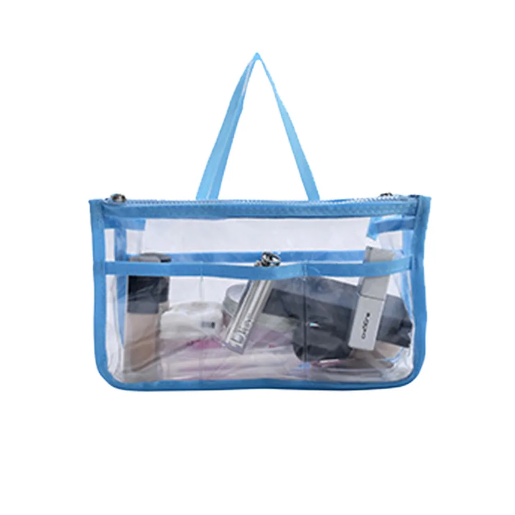 

1pc Eva Waterproof Travel Toiletry Bag Compact Organizer For Women Makeup Case Storage Pouch Camping Business Trip