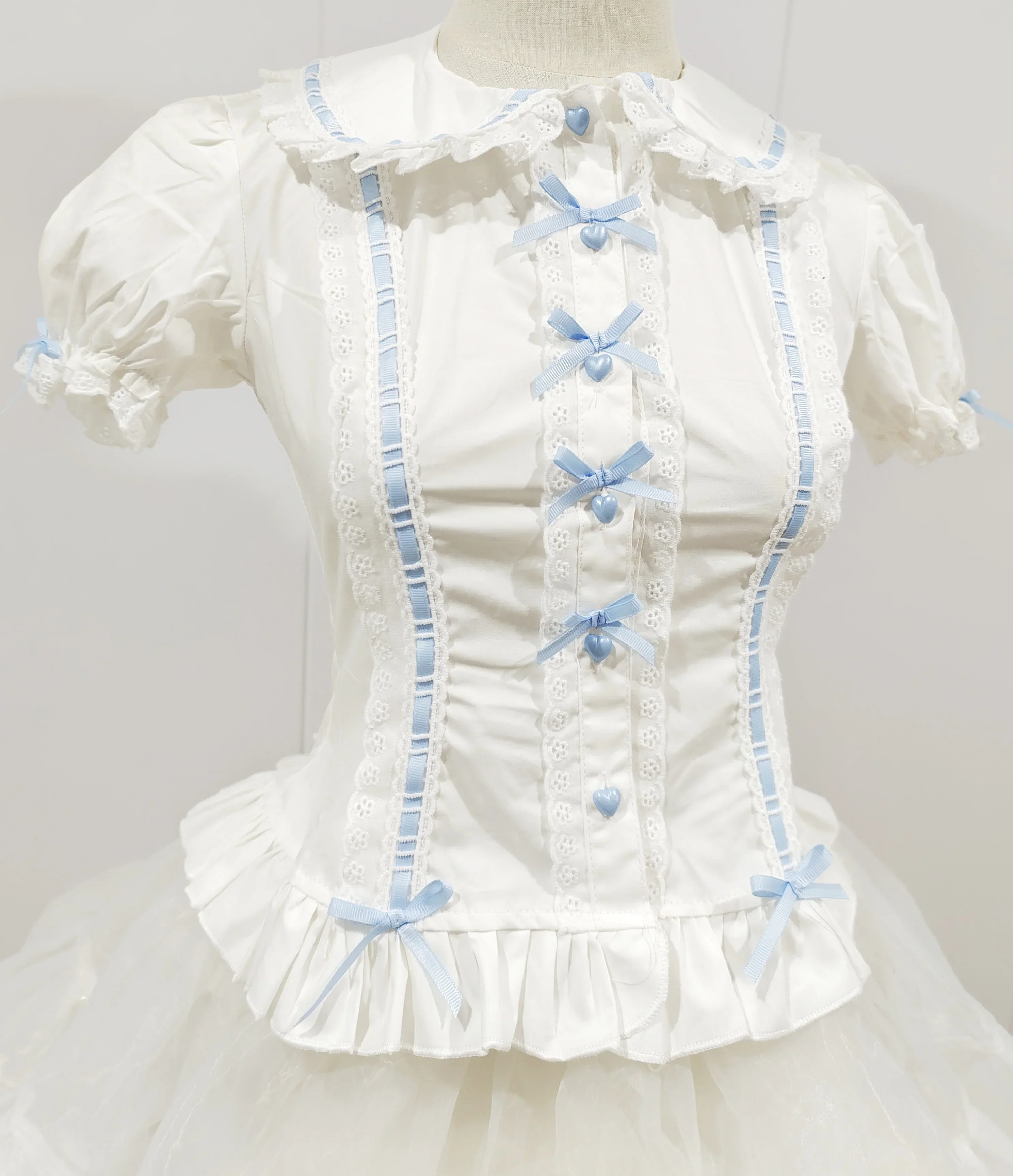 White blue ribbon