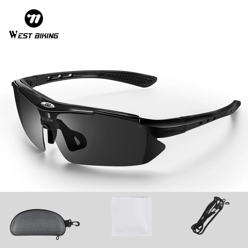

WEST BIKING Cycling Glasses UV400 Protection Sports Sunglasses Men Women Anti Fog Running Glasses Eyewear Driving Bike Goggles