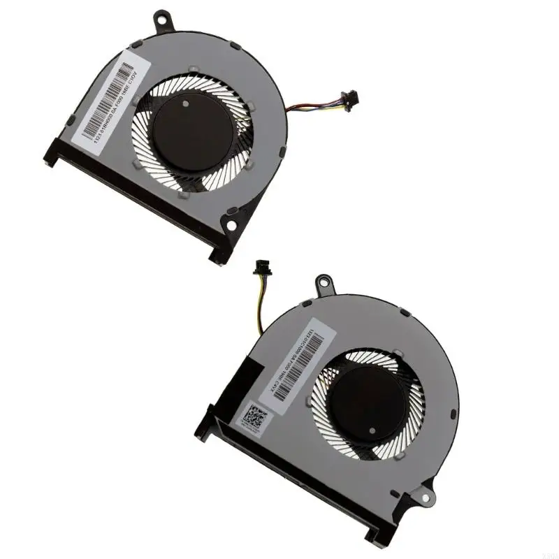 2025 New DC5V 0.5A 4Pin Laptop CPU + GPU Cooling Fan Notebook Radiators for 15 7590 7591 7590 P83F Seriess
