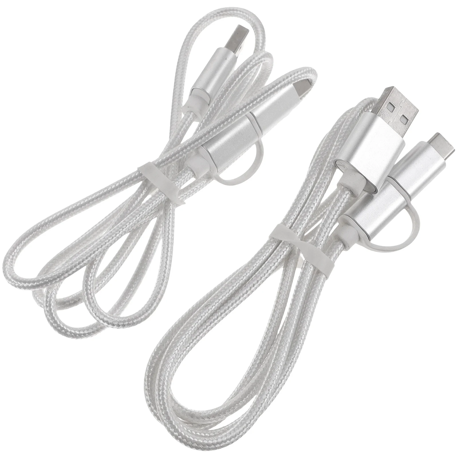 

2Pcs Portable Fast Charging Data Cables Durable Braided Nylon USB Type C Cables Compatible Type-C Devices Charging Cord