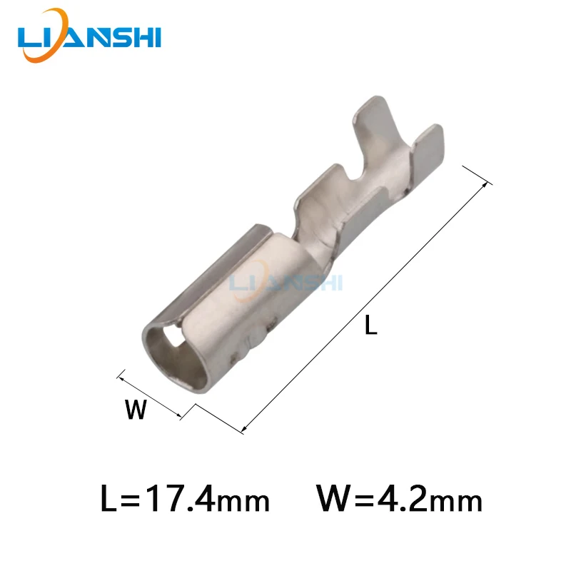 100pcs round end 3.5 series bullet wire harness terminal Automobile ST730060-1 Modified terminal DJ221-3.5A