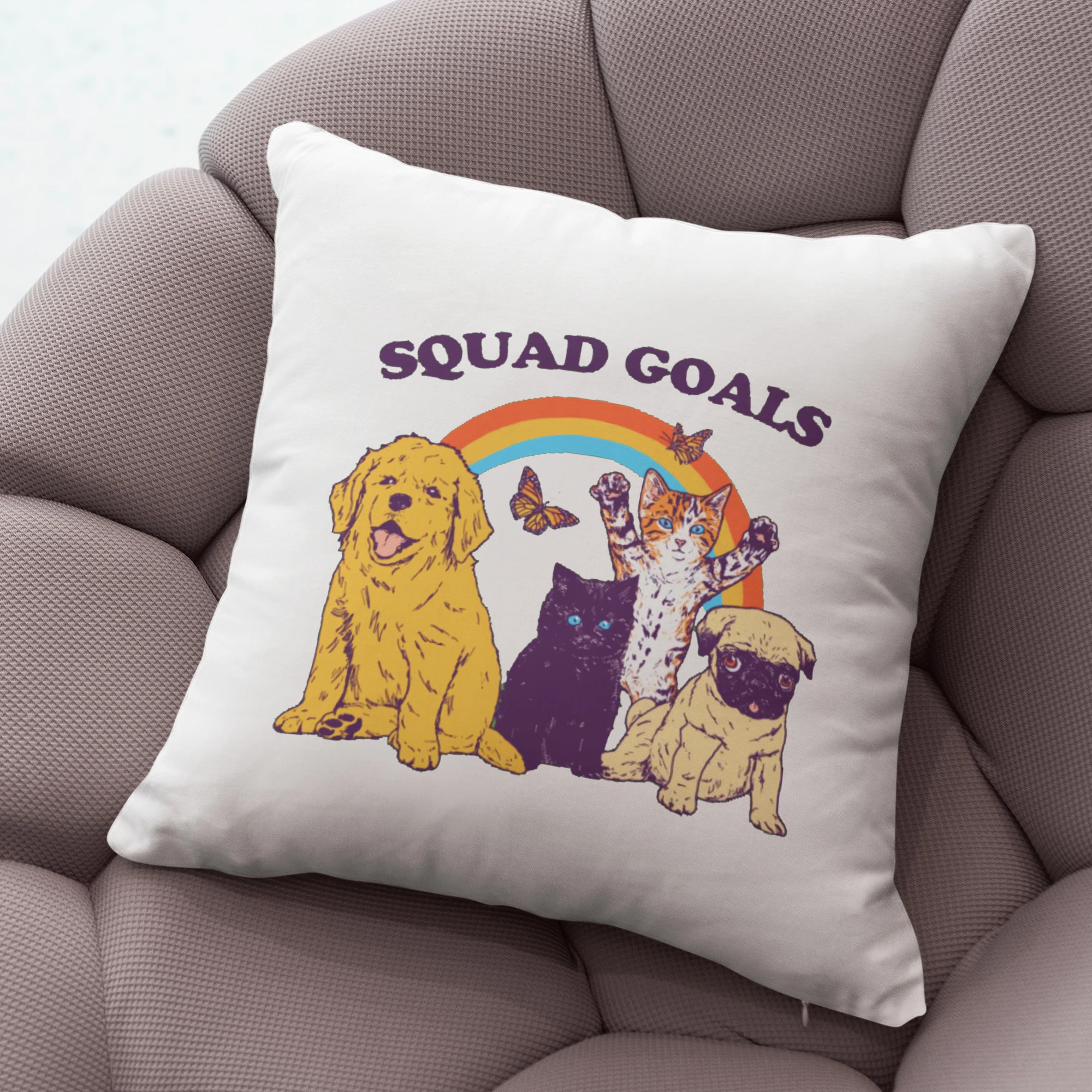 Cute And Funny Dog Heat Transfer Sticker High Definition Diyprint Iron-On Patches For Sofa Cover Washable Applique Decor
