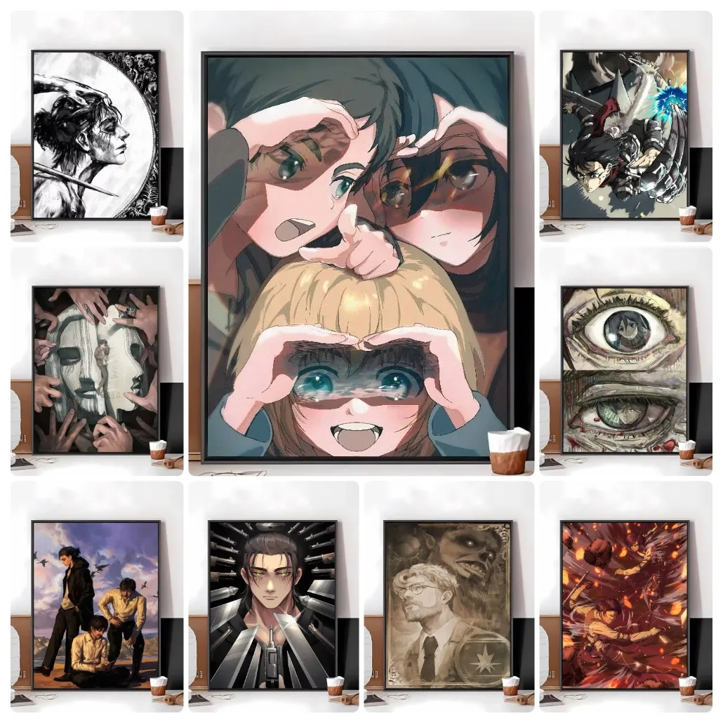 Quebra-cabeças estilosos Eren Fashion Anime A-ATTACK ON TITAN DIY Decoração para casa Jogos de quebra-cabeça para adultos Quebra-cabeças divertidos para a família Presente educativo