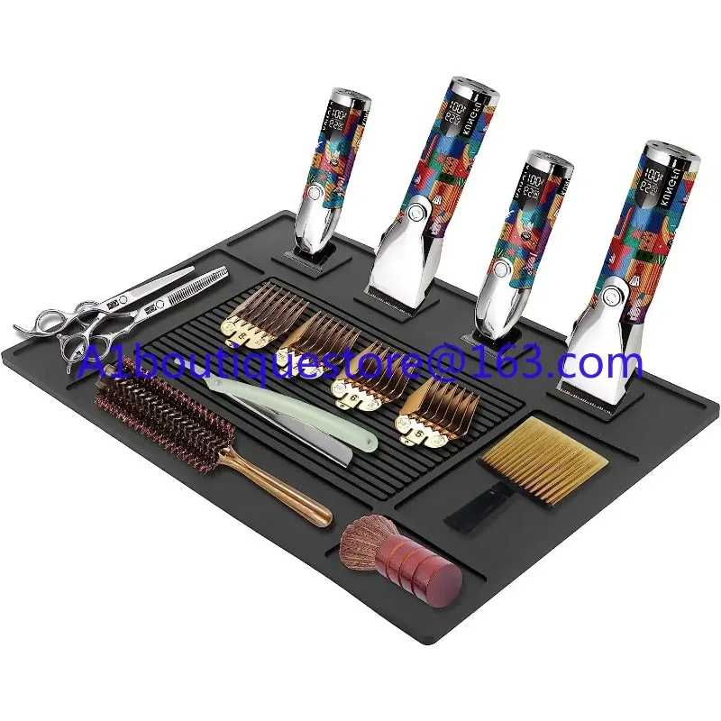 

Barber Magnetics Mats Anti-slip Flexible Scissors Salons MaT Tools Countertop Magnetics Hair Clippers Mat