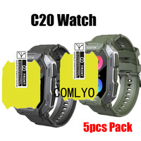 5PCS Pack For C20 Screen Protector Soft Film Smart watch Ultra Thin Cover HD TPU Scratch Resistant