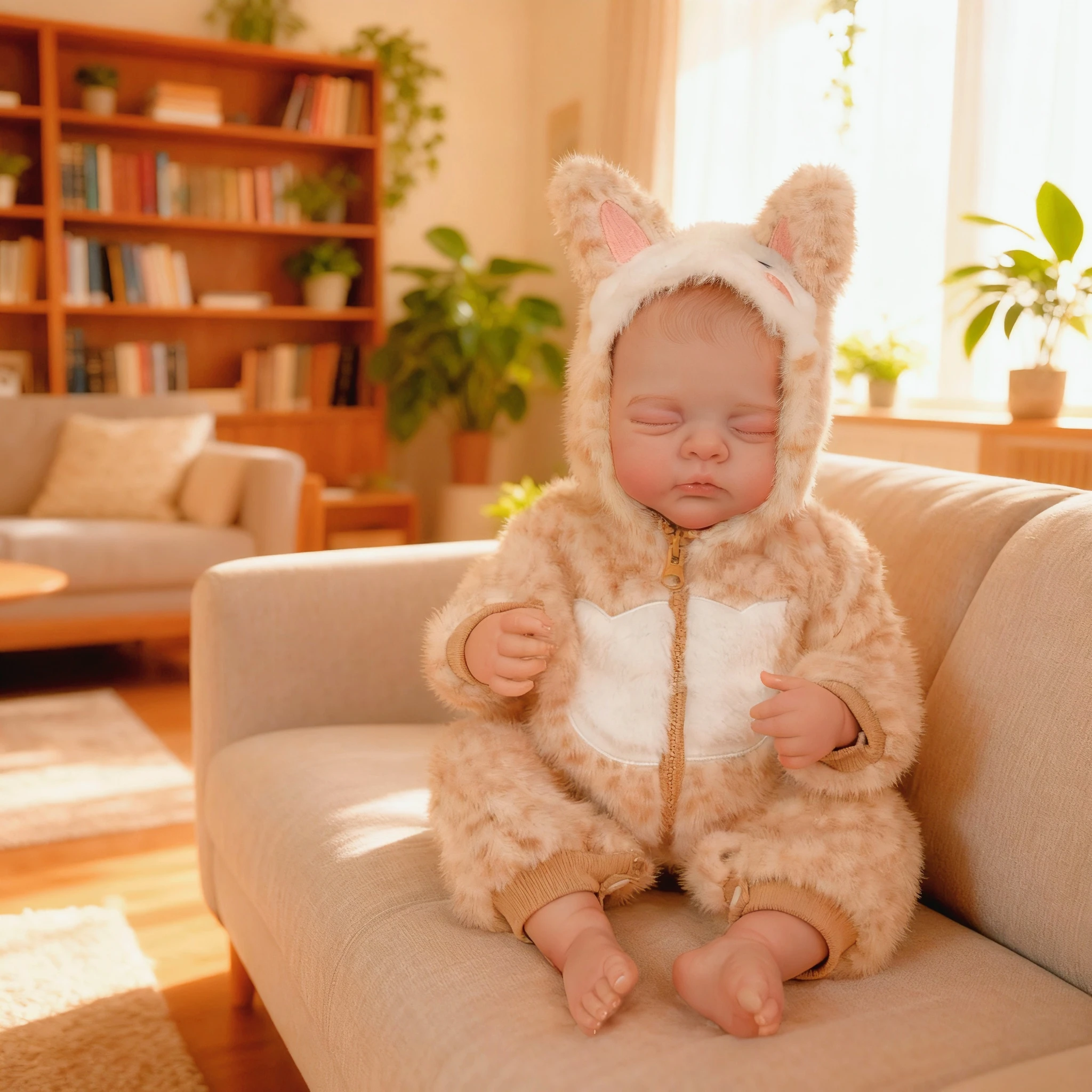 NPK 18 inch levensechte herboren babypop handgemaakte 3D huid meerdere lagen schilderen Irys collectible kunstpop