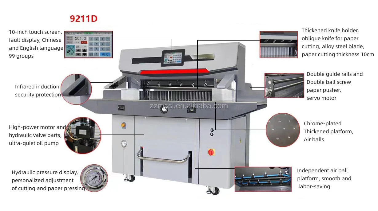 920mm Paper Cutter Large Size Paper Trimmer Cutting Machine for Printing Shops and School