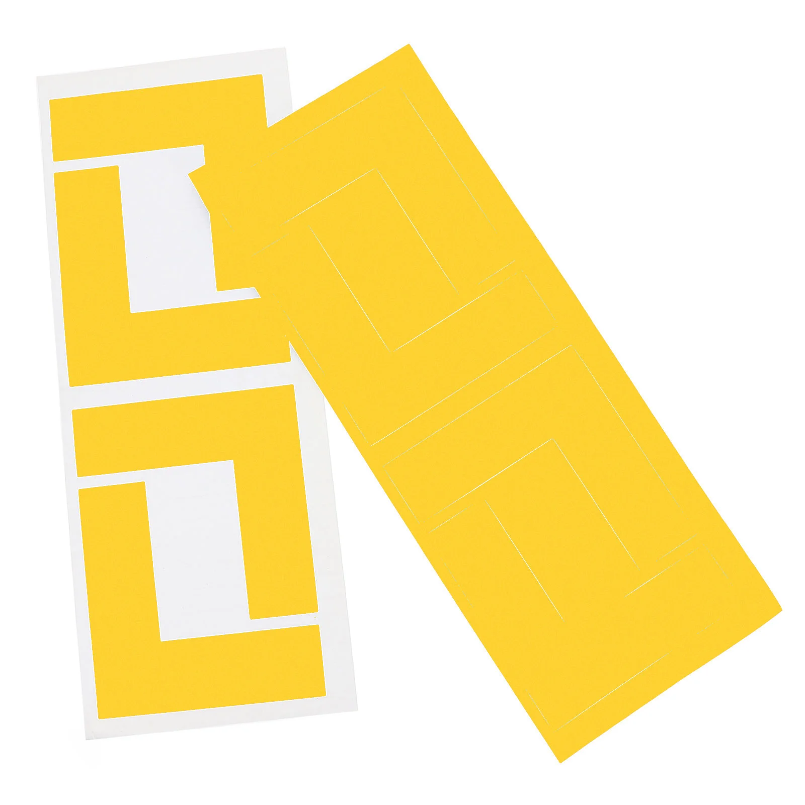 

Floor Markers Tapes Positioning Signage Double Sided Sticky Area Rugs Shape Thicken Workplace Yellow Applicator