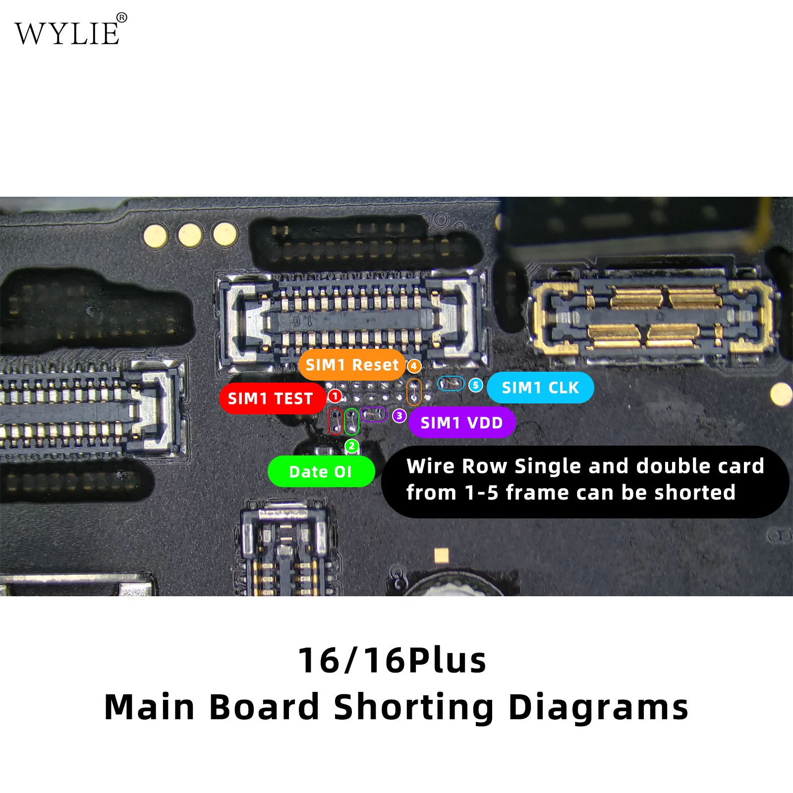 Imagem -04 - Wylie Versão Eua Cabo de Cartão Sim Único para Duplo para Iphone 16 16pro Pro Max Plus Esim para Sim Duplo sem Necessidade Separada sem Danos Flex