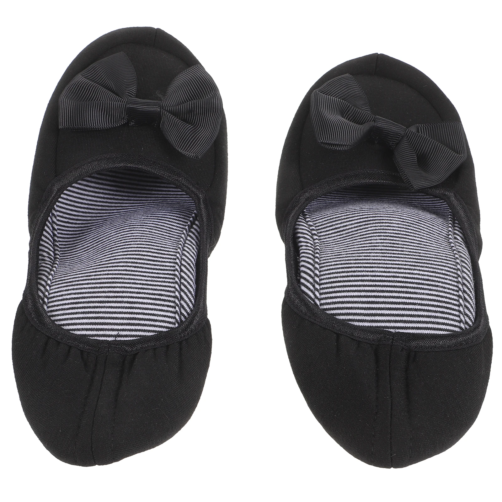 

Portable Folding Slippers 24 5cm Women Travel Foldable Lightweight Durable Non Slip Easy Clean Cotton Material Shoes